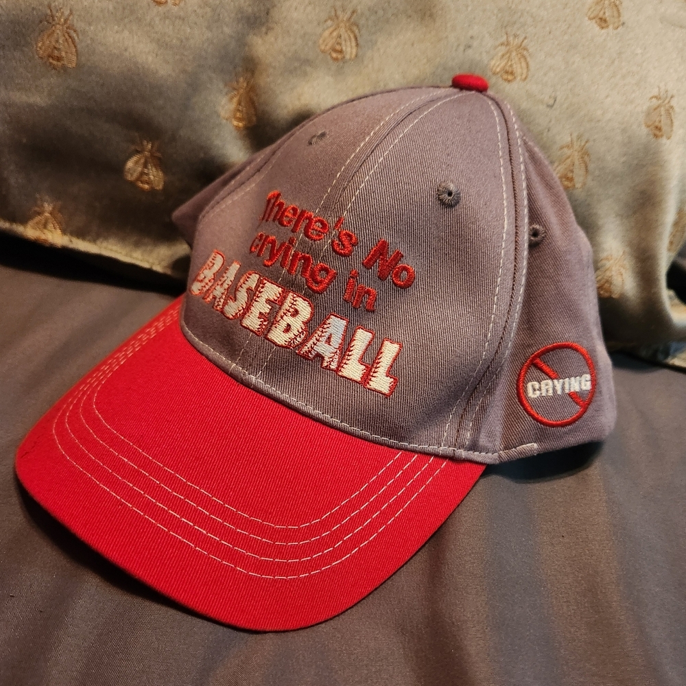 Red and Gray Baseball Cap